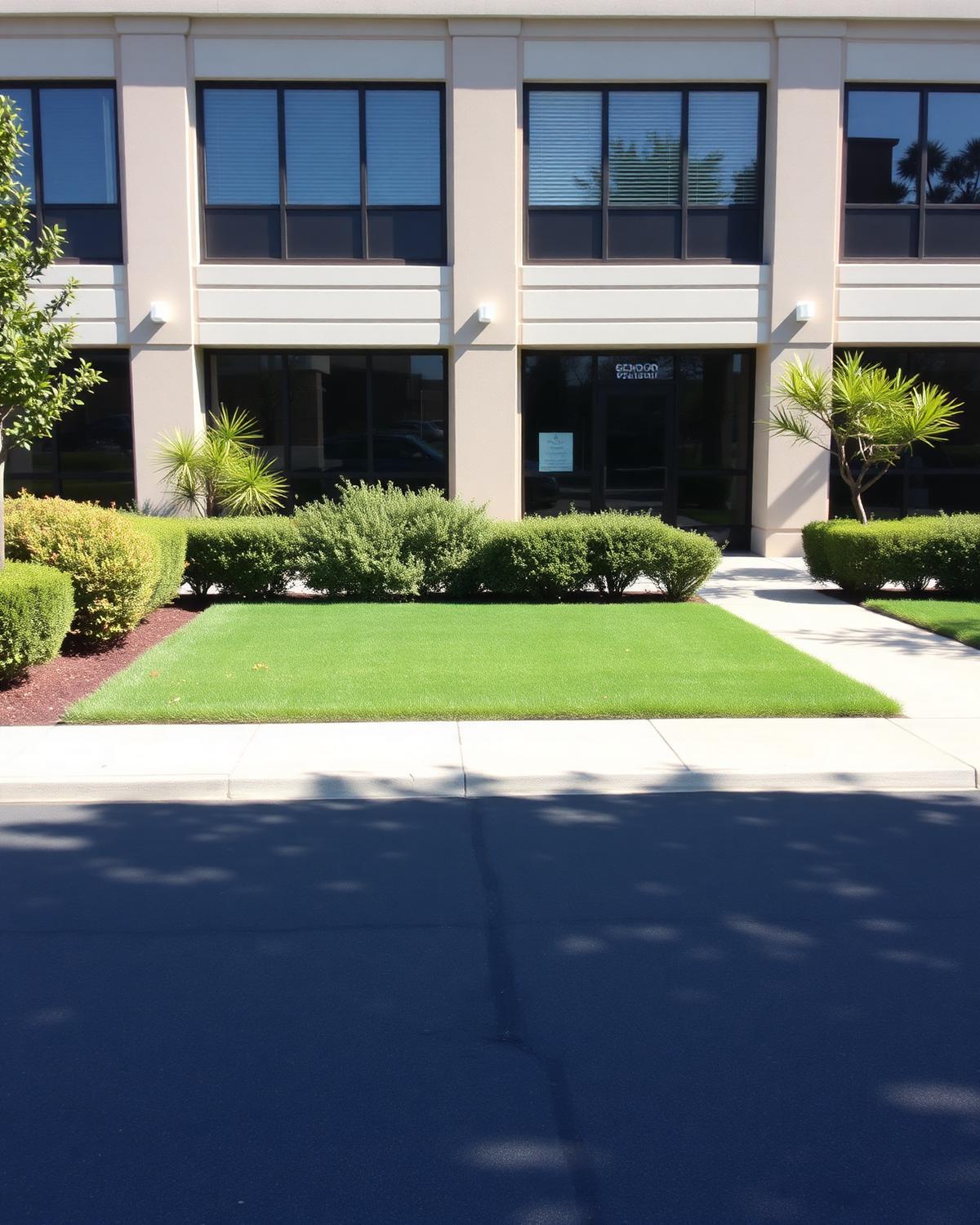 Pristine commercial property grounds