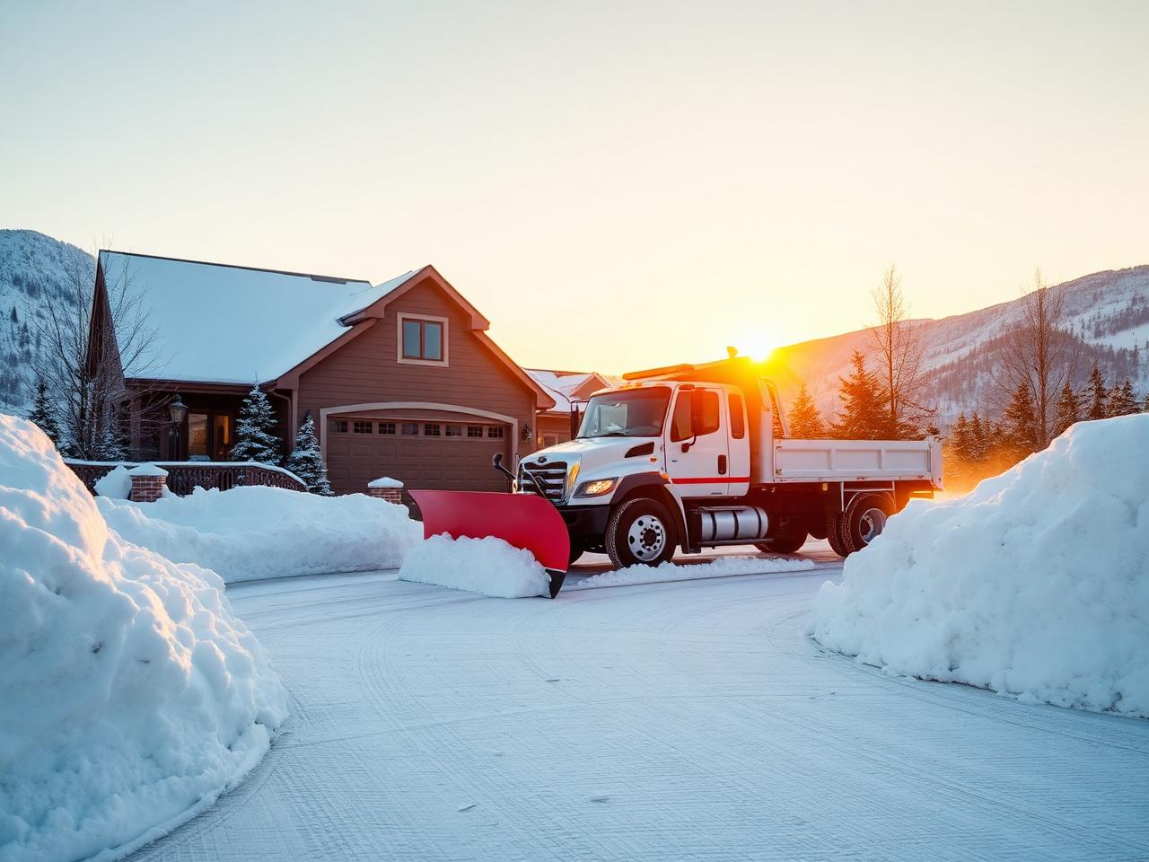 Snow Removal & Ice Management — Action Landscaping in Kamas, Utah